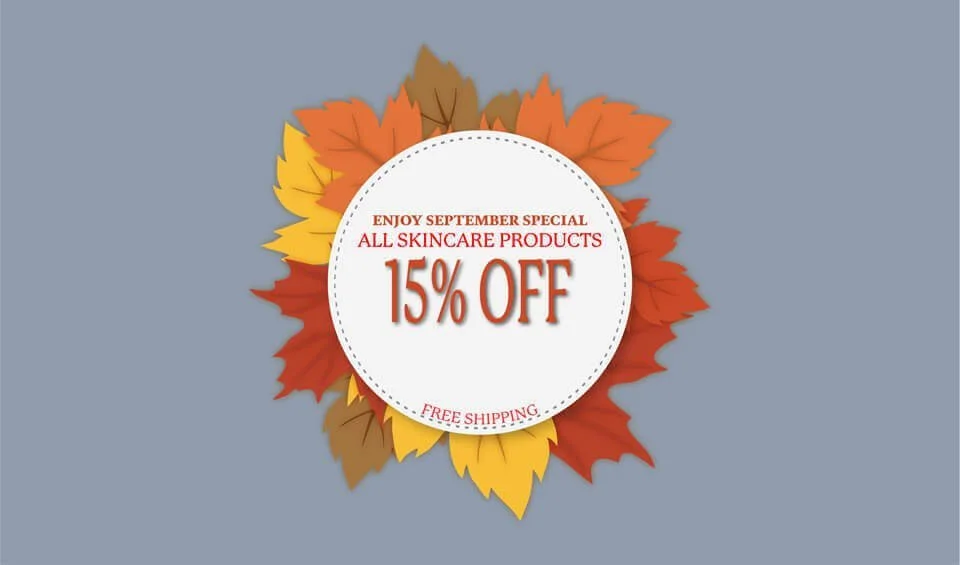 skincare products fall sale
